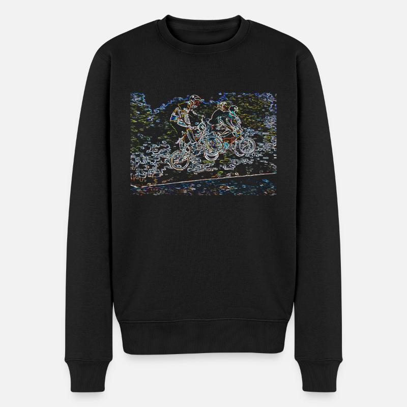 bmx - Pull Premium bio Homme - noir