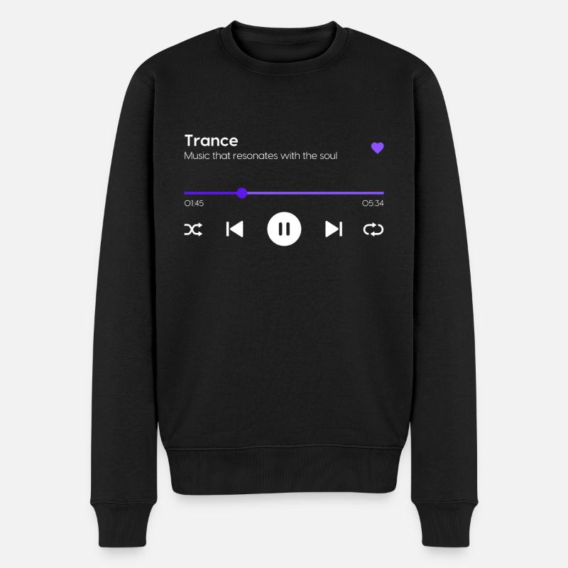 Transe - Pull Premium bio Homme - noir