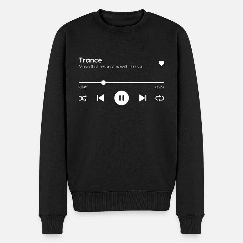 Transe - Pull Premium bio Homme - noir