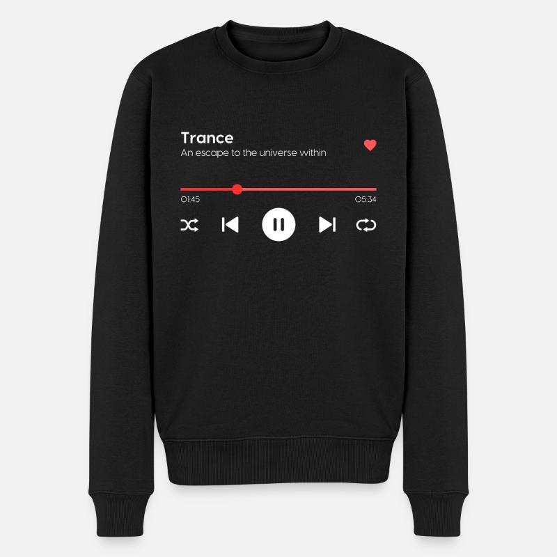 Transe - Pull Premium bio Homme - noir