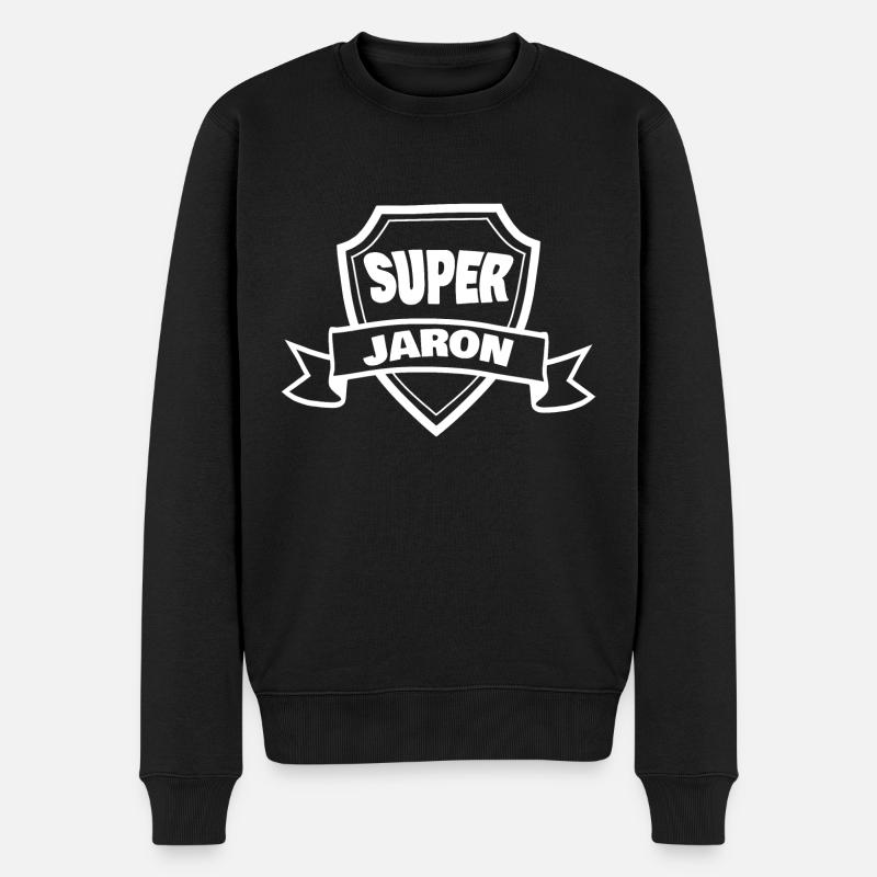 Prénom Jaron - Pull Premium bio Homme - noir