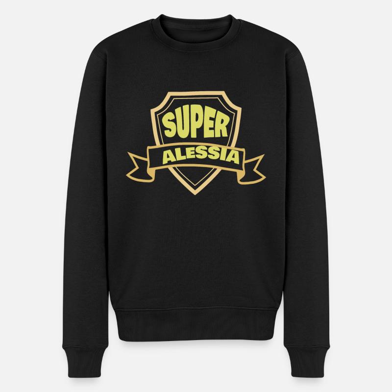 Alessia - Pull Premium bio Homme - noir