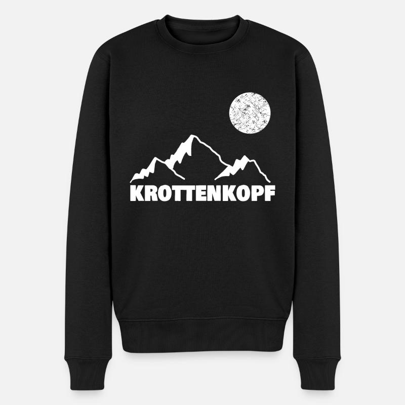 Bergsport krottenkopf - Männer Premium Bio Pullover - Schwarz
