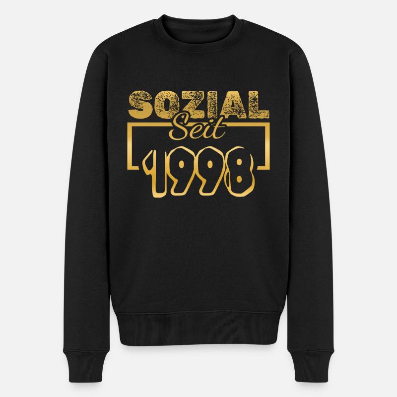 Travailleur social 1998 - Pull Premium bio Homme - noir
