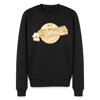 Sardinenkonserven Kaugummi - Männer Premium Bio Pullover - Schwarz - Vorne - Nico (187cm)