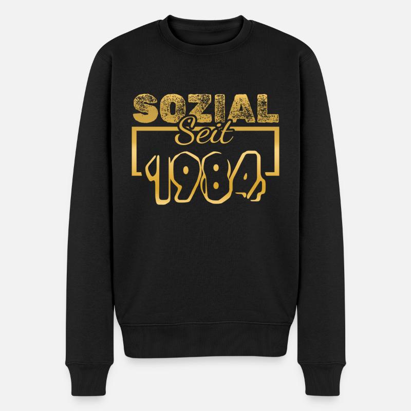 depuis 1984 - Pull Premium bio Homme - noir