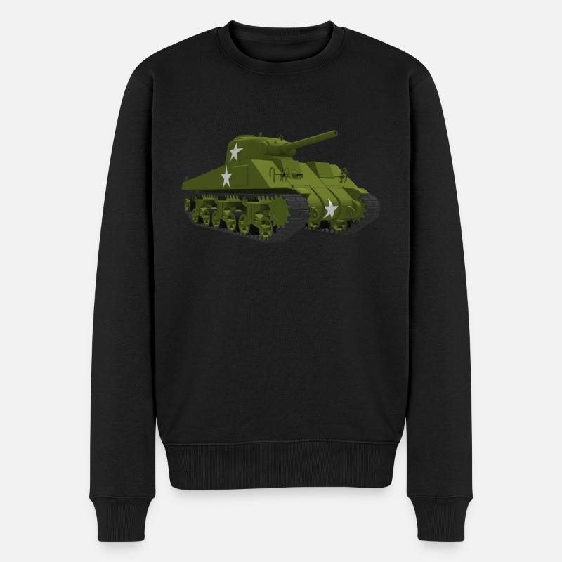 sherman - Pull Premium bio Homme - noir