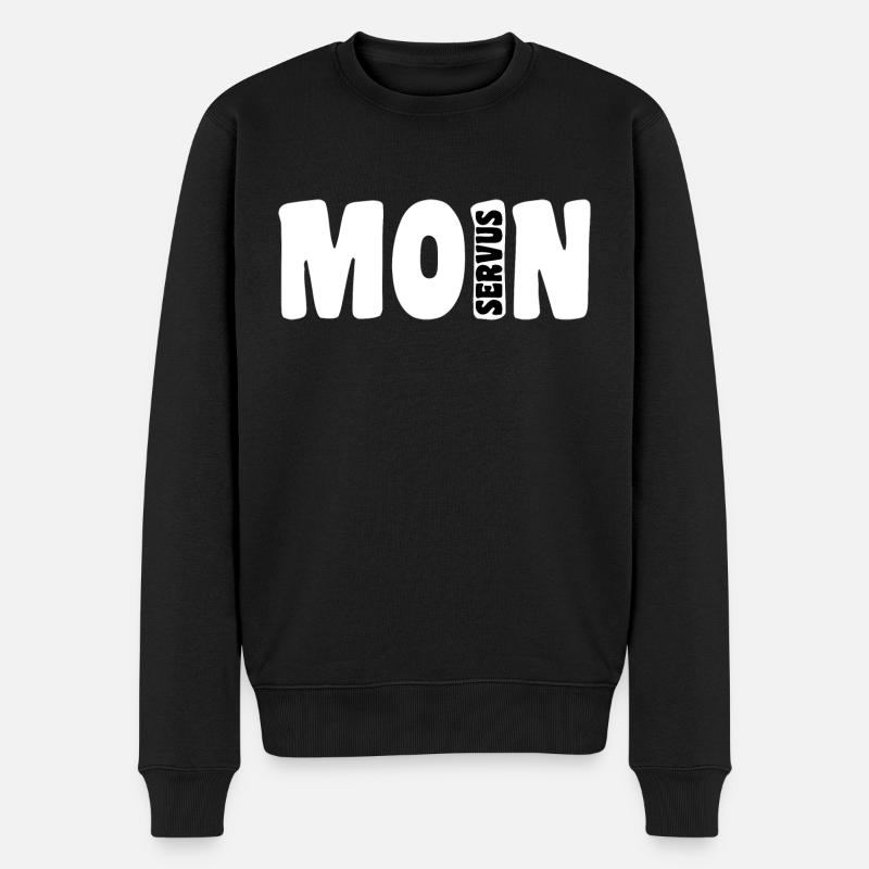Moin Servus | White - Pull Premium bio Homme - noir