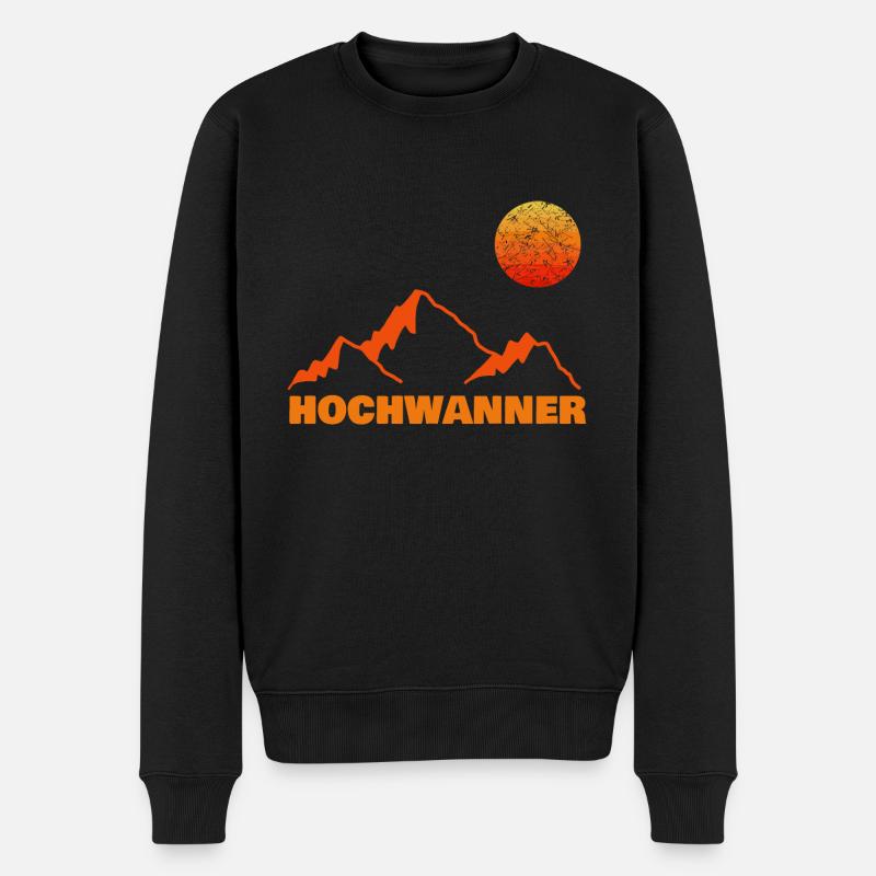 Hochwanner - Männer Premium Bio Pullover - Schwarz