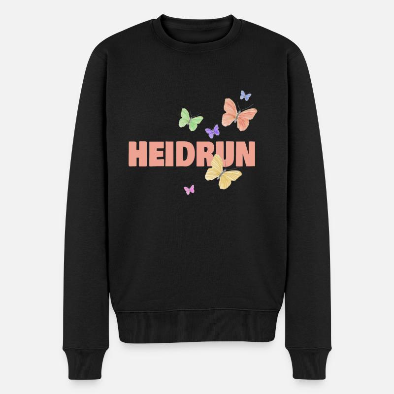 Heidrun - Pull Premium bio Homme - noir