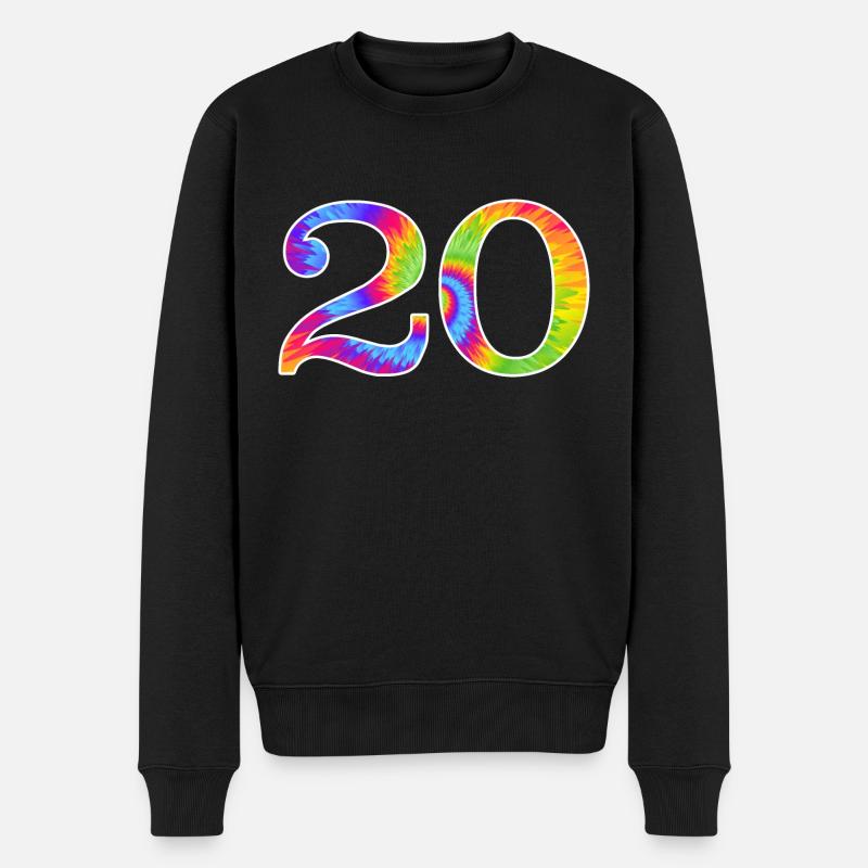 Numéro 20 - Pull Premium bio Homme - noir