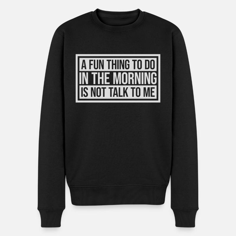 ne me parle pas - Pull Premium bio Homme - noir
