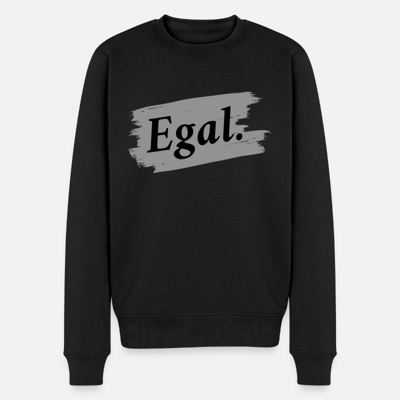 Egal - Männer Premium Bio Pullover - Schwarz