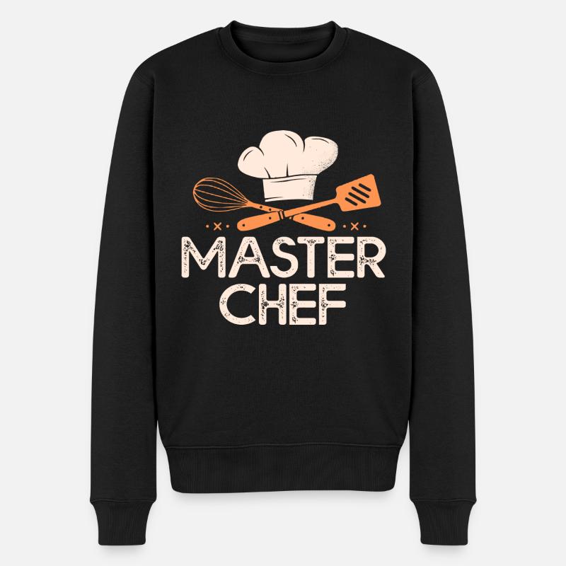 Masterchef Master Chef - Men's Premium Organic Jumper - black