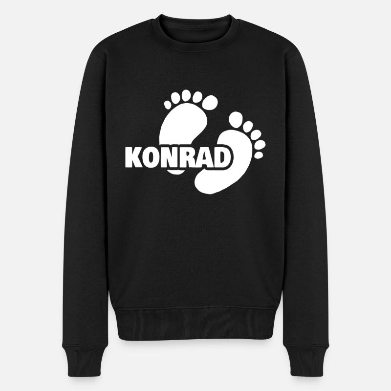 Naissance Konrad - Pull Premium bio Homme - noir