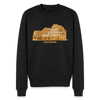 Maulbronn Abtei Kloster Fachwerk Baden-Württemberg - Männer Premium Bio Pullover - Schwarz - Vorne - Nico (187cm)