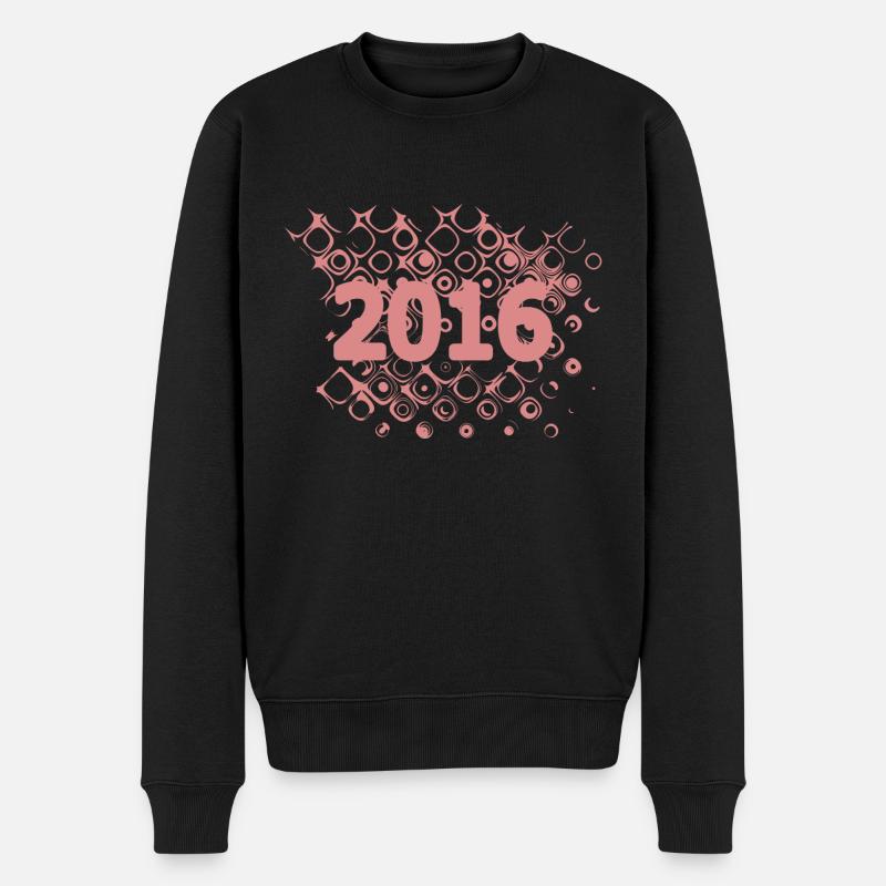 Witzig 2016 - Männer Premium Bio Pullover - Schwarz