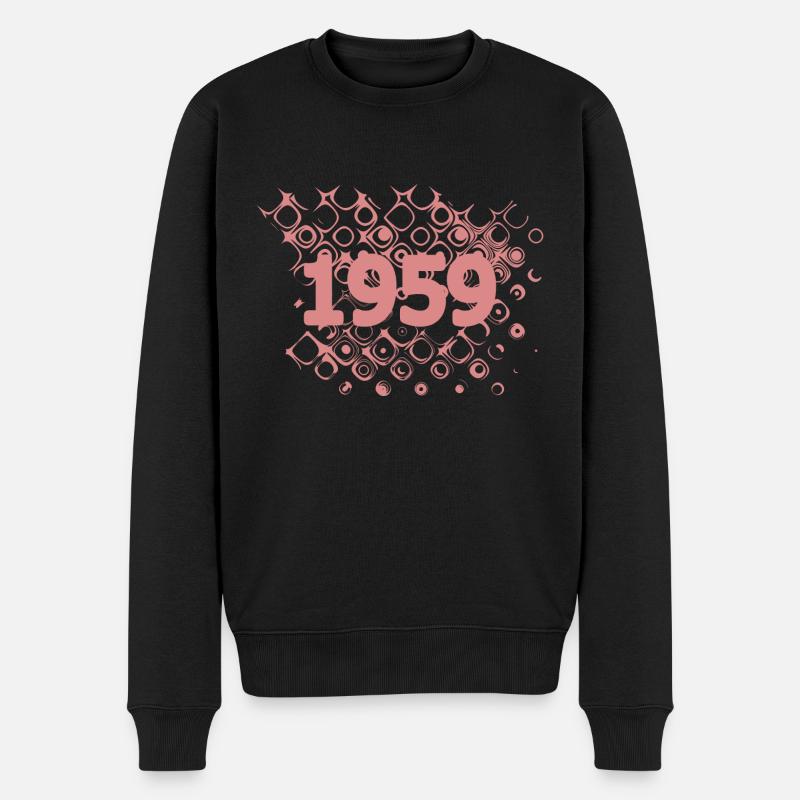 Jahr 1959 - Männer Premium Bio Pullover - Schwarz
