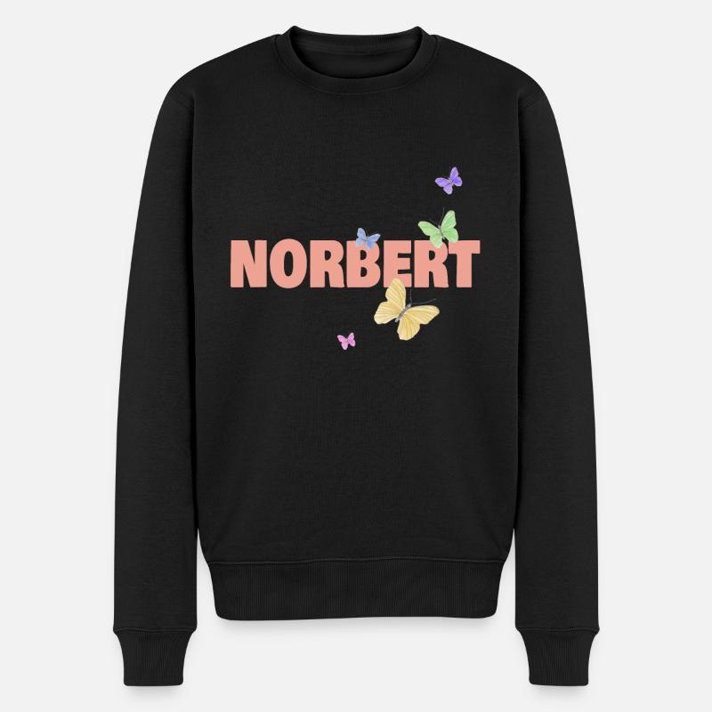 Nom: Norbert - Pull Premium bio Homme - noir