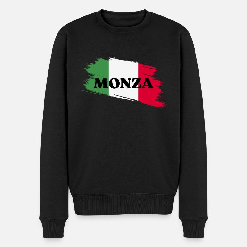Monza Italia - Pull Premium bio Homme - noir