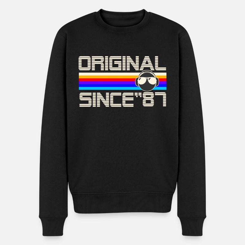 Since 87 - Pull Premium bio Homme - noir