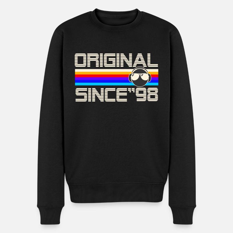 Seit 98 - Männer Premium Bio Pullover - Schwarz