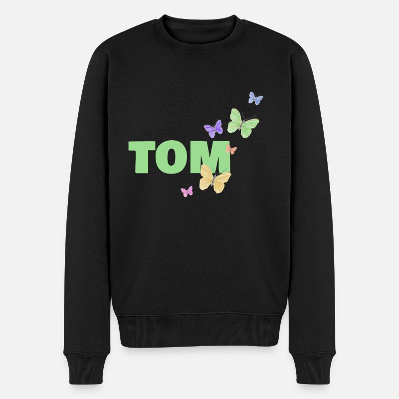 Tom Tom - Pull Premium bio Homme - noir