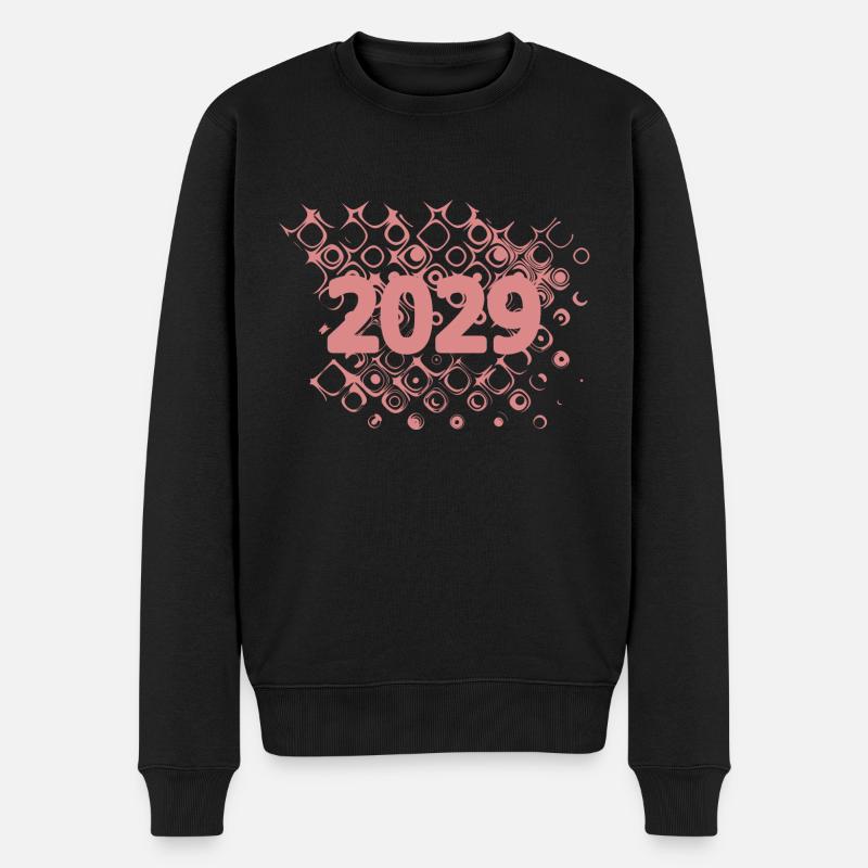 2029 - Männer Premium Bio Pullover - Schwarz