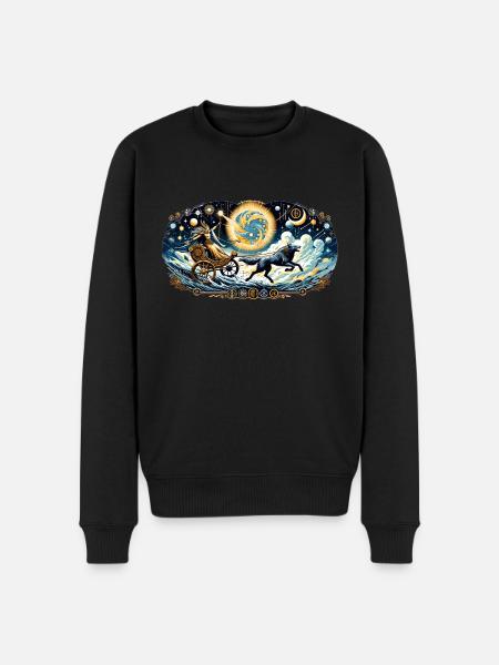 Celestial Odyssey - Men's Premium Organic Jumper - black