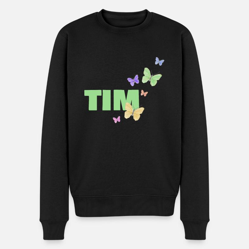 Tim - Pull Premium bio Homme - noir