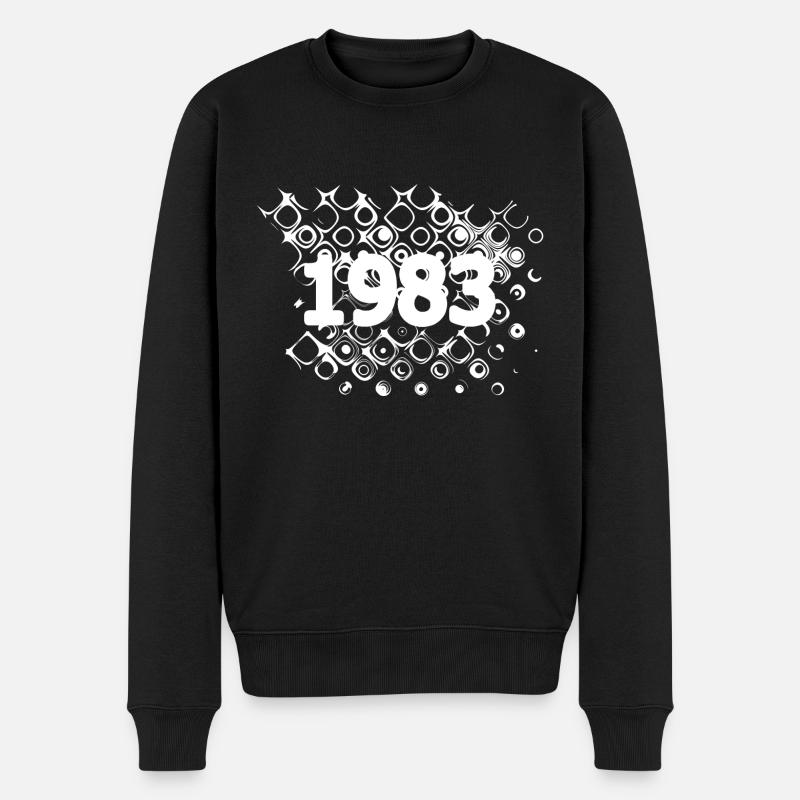 Année 1983 - Pull Premium bio Homme - noir
