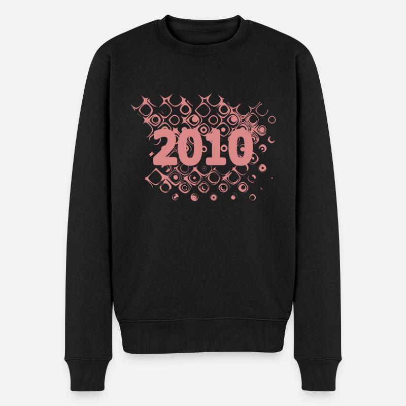 2010 - Männer Premium Bio Pullover - Schwarz