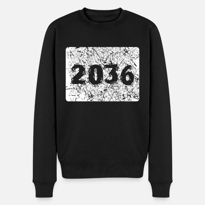 2036 - Pull Premium bio Homme - noir