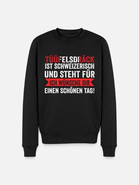 Suisse suisse - Pull Premium bio Homme - noir