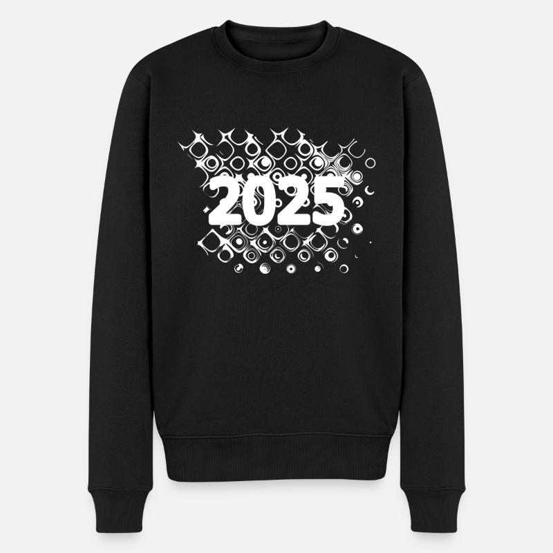 Bubbles 2025 - Männer Premium Bio Pullover - Schwarz