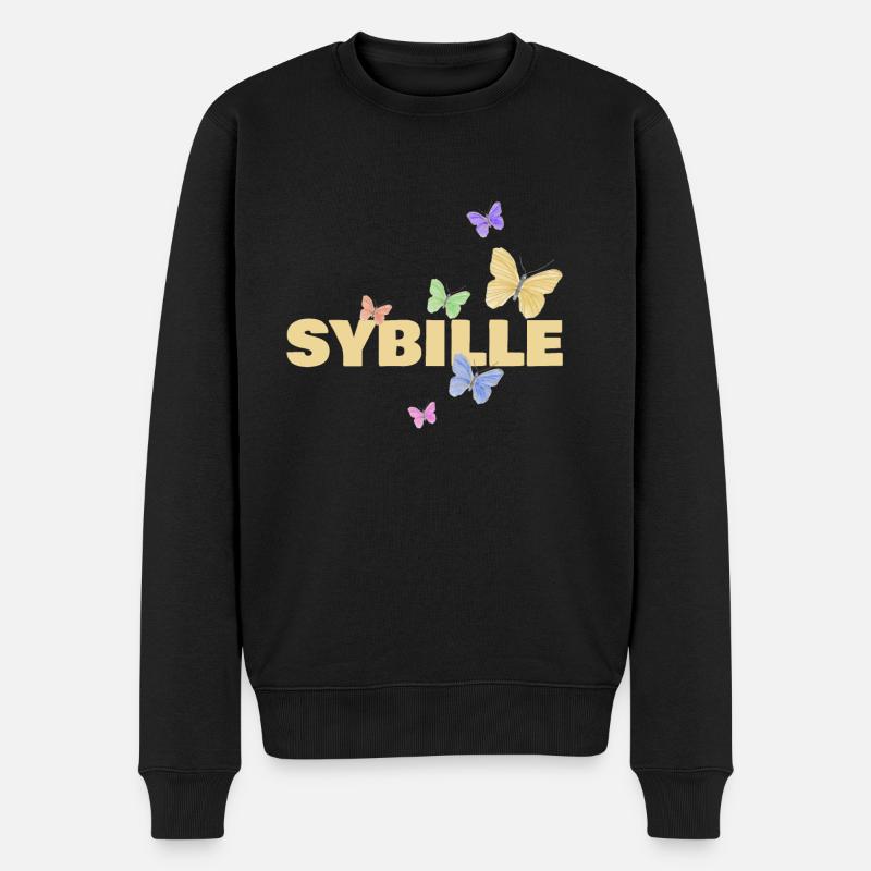 Sybille - Pull Premium bio Homme - noir