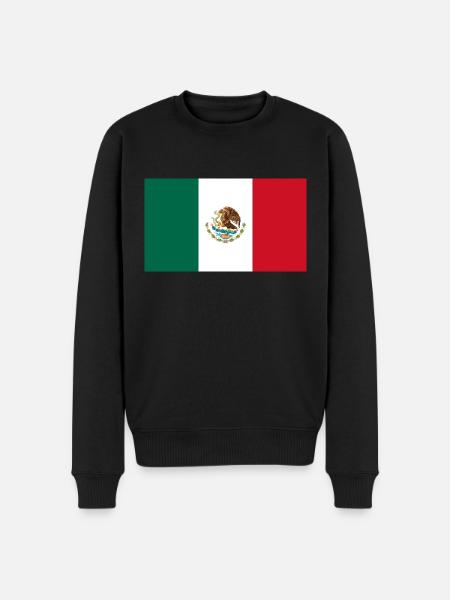 Mexiko - Männer Premium Bio Pullover - Schwarz