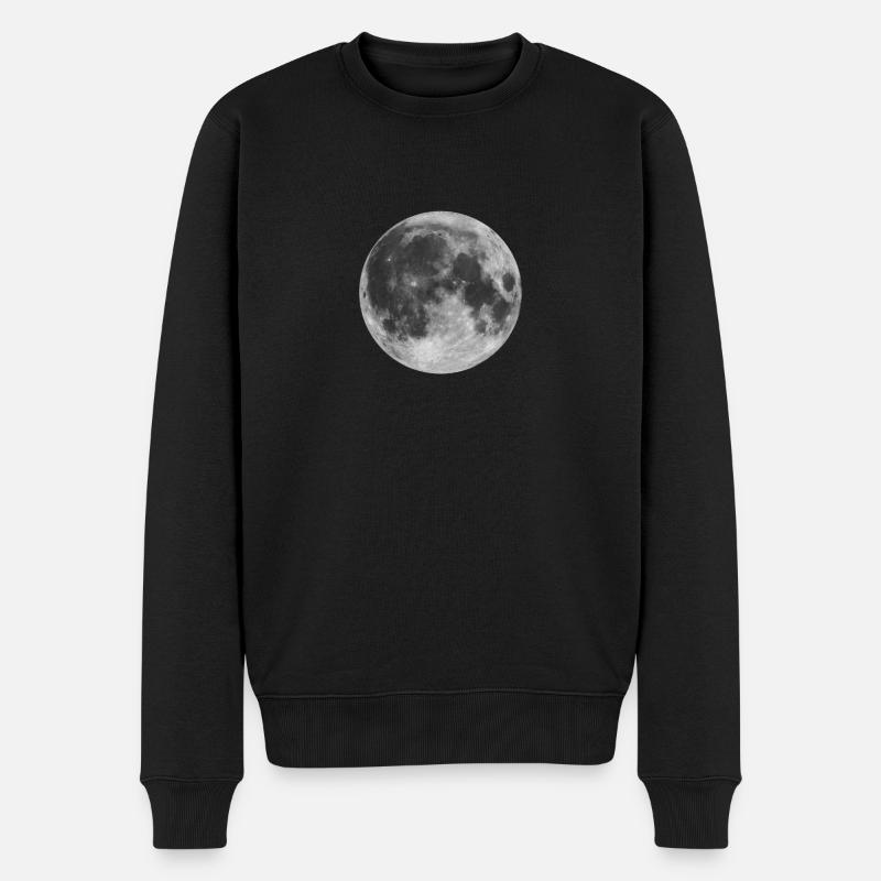 La lune - Pull Premium bio Homme - noir