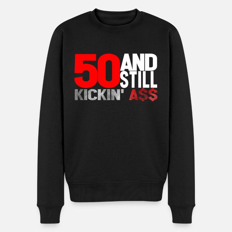 50 et toujours kickin' A$$ - Pull Premium bio Homme - noir