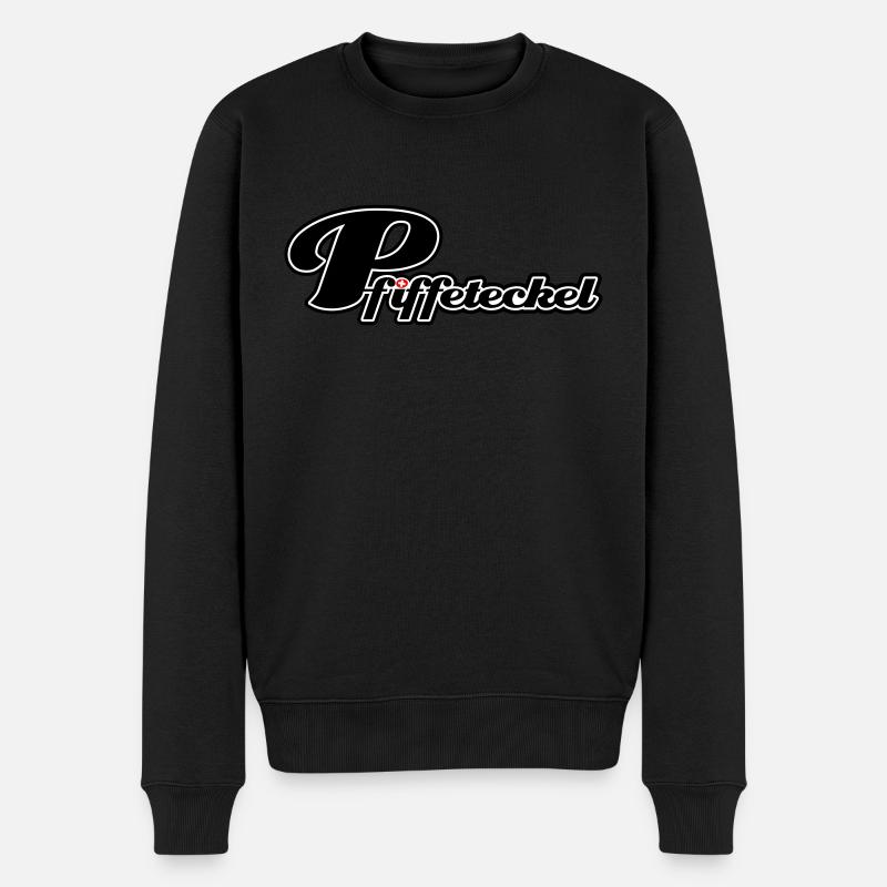 Pfiffeteckel - Männer Premium Bio Pullover - Schwarz