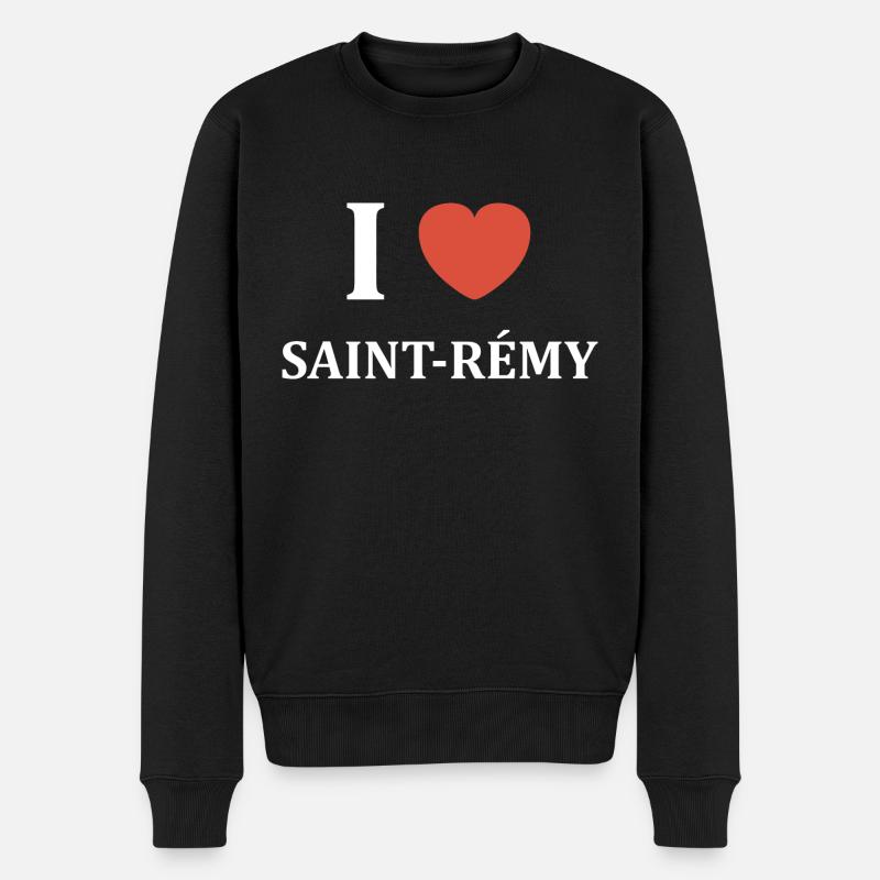 i love Saint Rémy - Pull Premium bio Homme - noir