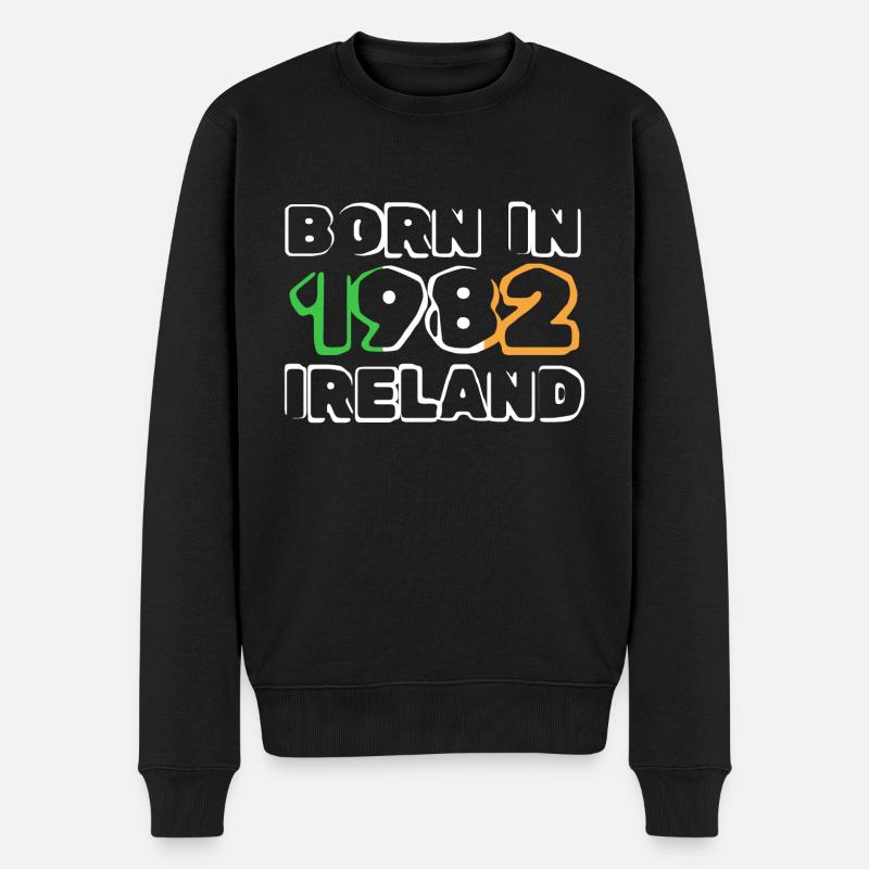 Irlande 1982 - Pull Premium bio Homme - noir