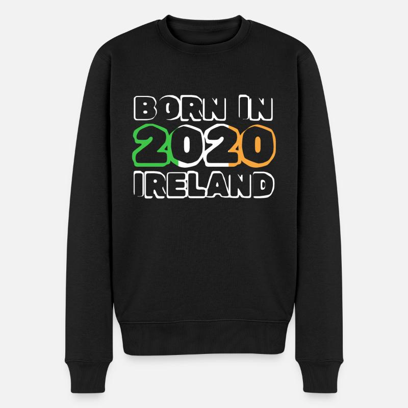 2020 - Männer Premium Bio Pullover - Schwarz