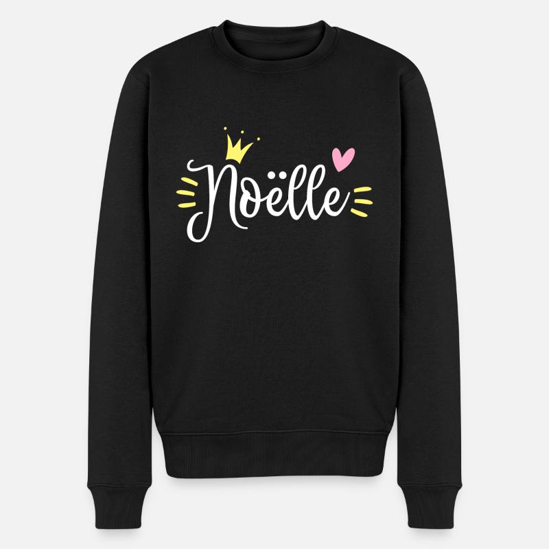 Noëlle Nom Couronne - Pull Premium bio Homme - noir