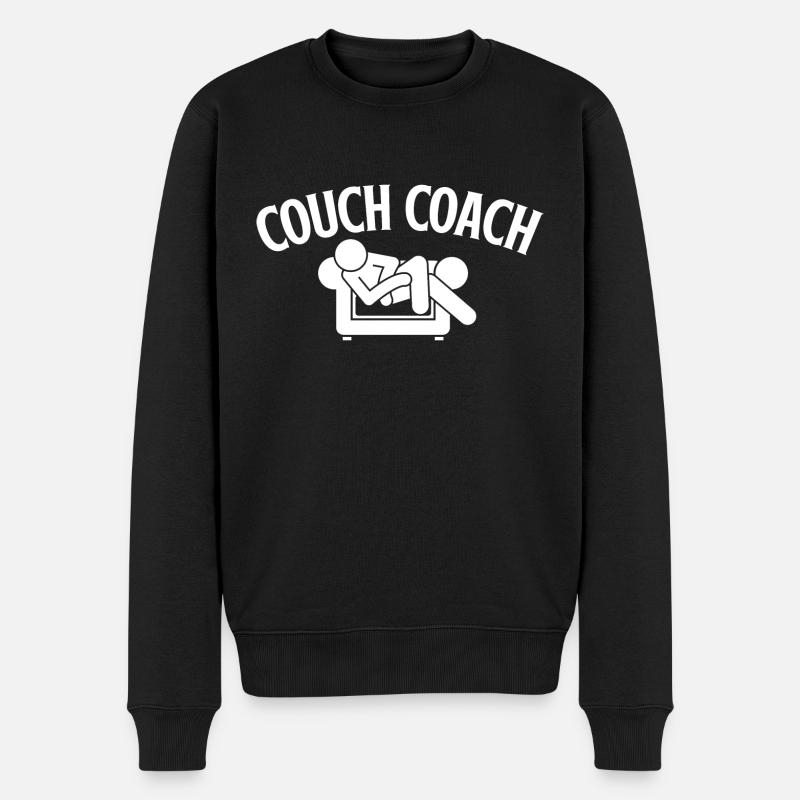 Coach Character Builder Attitude - Männer Premium Bio Pullover - Schwarz