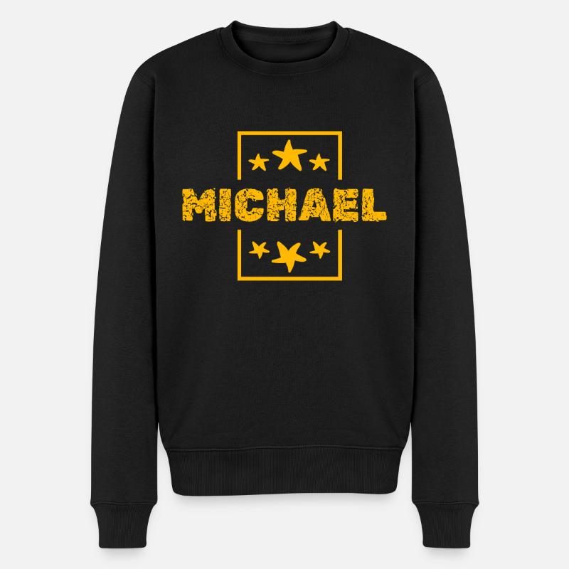 Cadeau pour Michael - Pull Premium bio Homme - noir