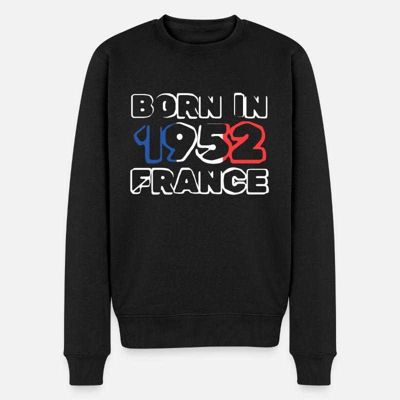in 1952 - Männer Premium Bio Pullover - Schwarz