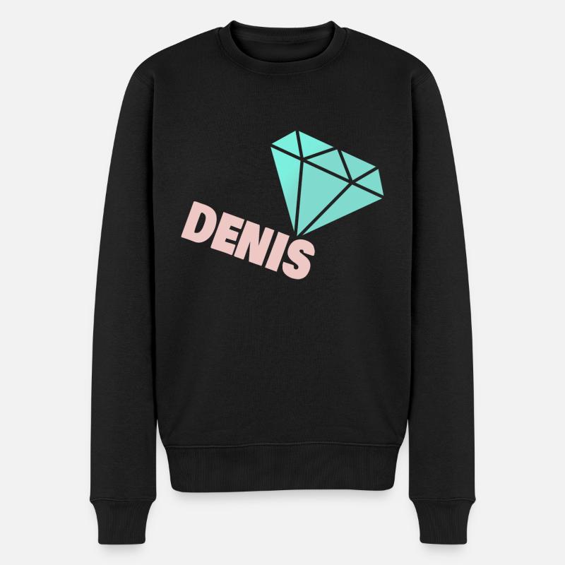 Cadeau pour Denis - Pull Premium bio Homme - noir