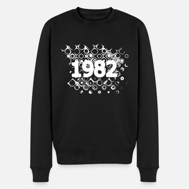 Année 1982 - Pull Premium bio Homme - noir