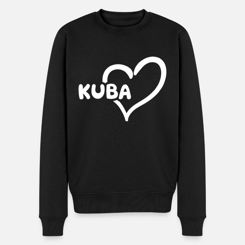 Cadeau pour Cuba - Pull Premium bio Homme - noir